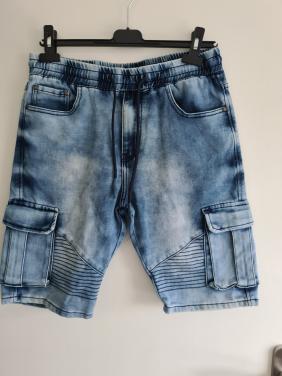 Blauwe spijkerstof korte broek van New Stone  Maat M-L