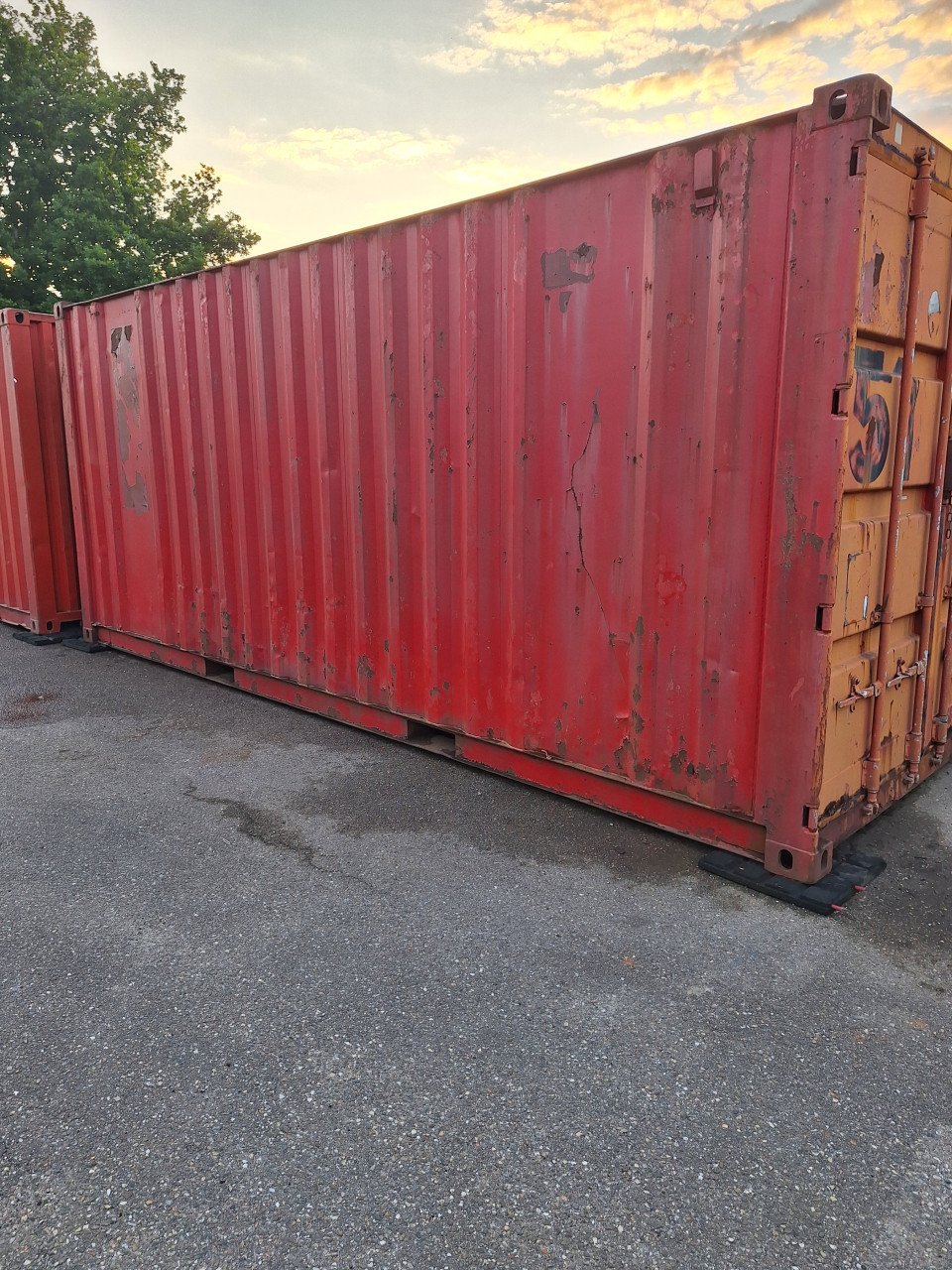 Container 20ft, zeecontainer, opslagcontainer, berging