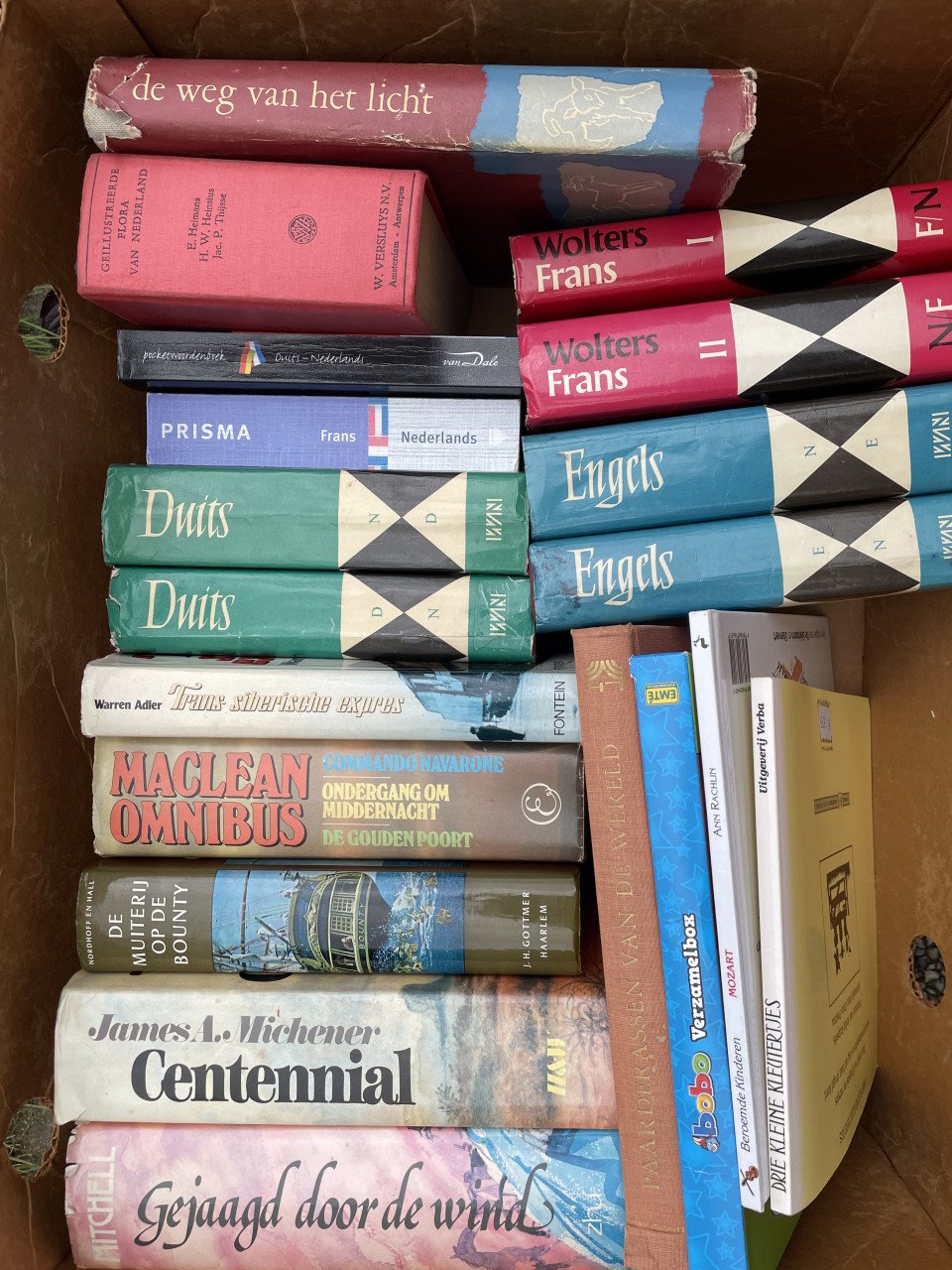 Doos vol boeken, gratis