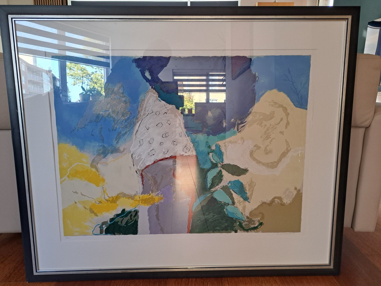 Twee zeefdrukken Henk van Vessum