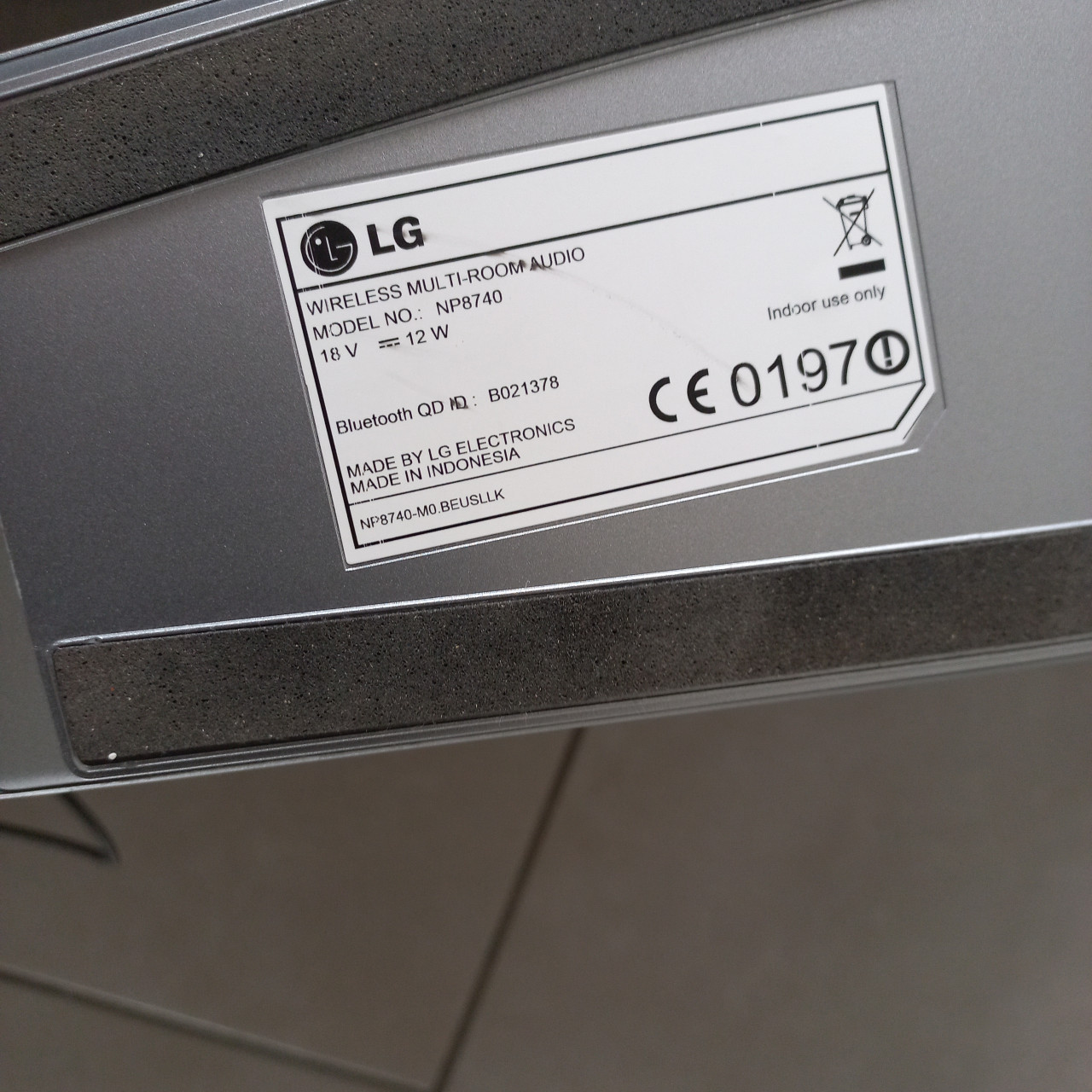 LG H5 NP8540 Music Flow Speakerset wifi Bluetooth luidspreker