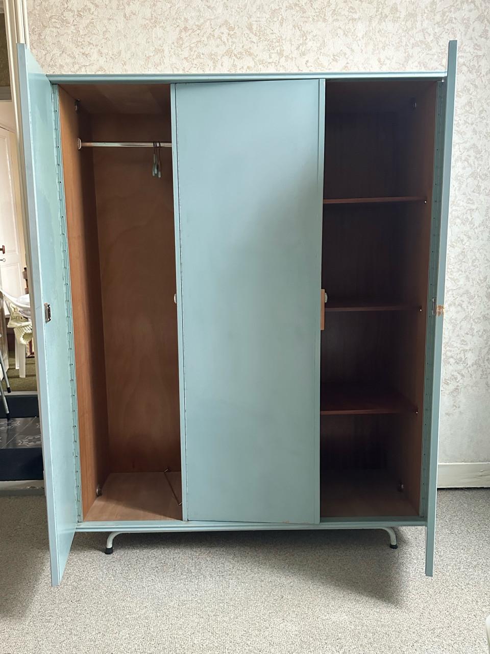 Kledingkast Auping vintage blauw