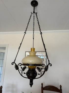Te koop aangeboden: antieke lamp