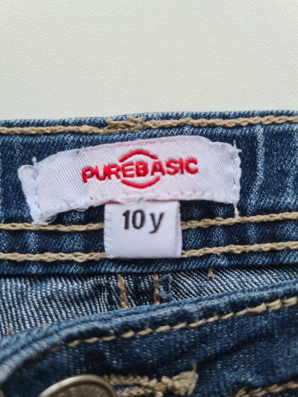 Blauwe spijkerbroek van Pure & basic  Mt 134-140 / 10jaar