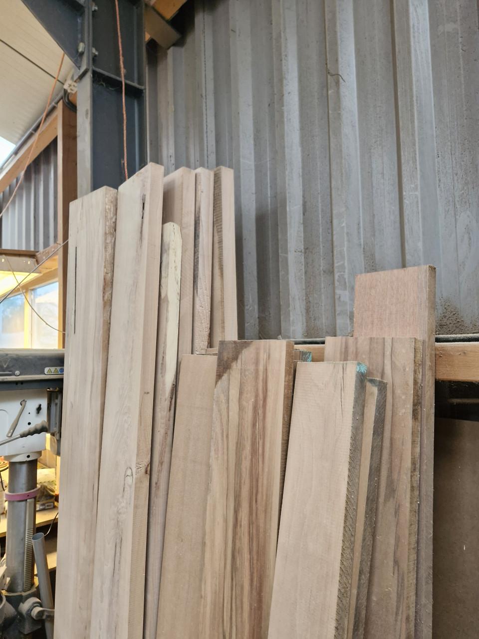 Beuken en Boliviaans notenhout