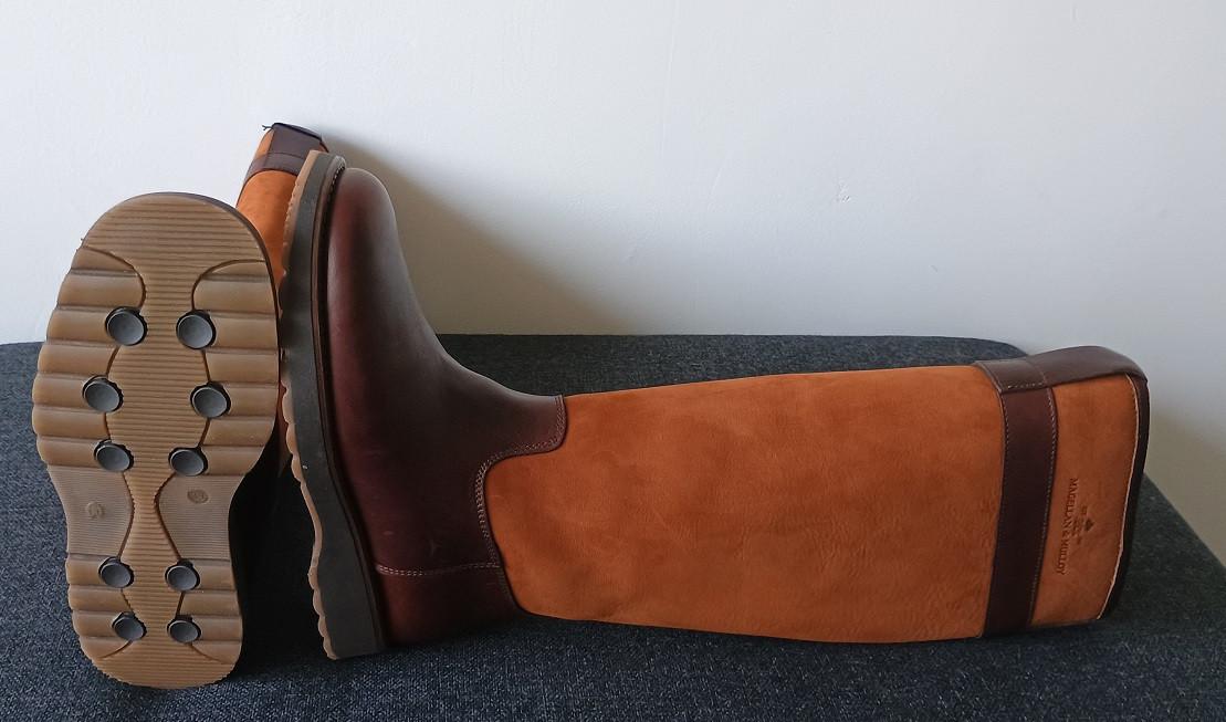 EXCLUSIEVE  -   LEDEREN all-weather boots - merk Magellan&Mulloy - maat 39