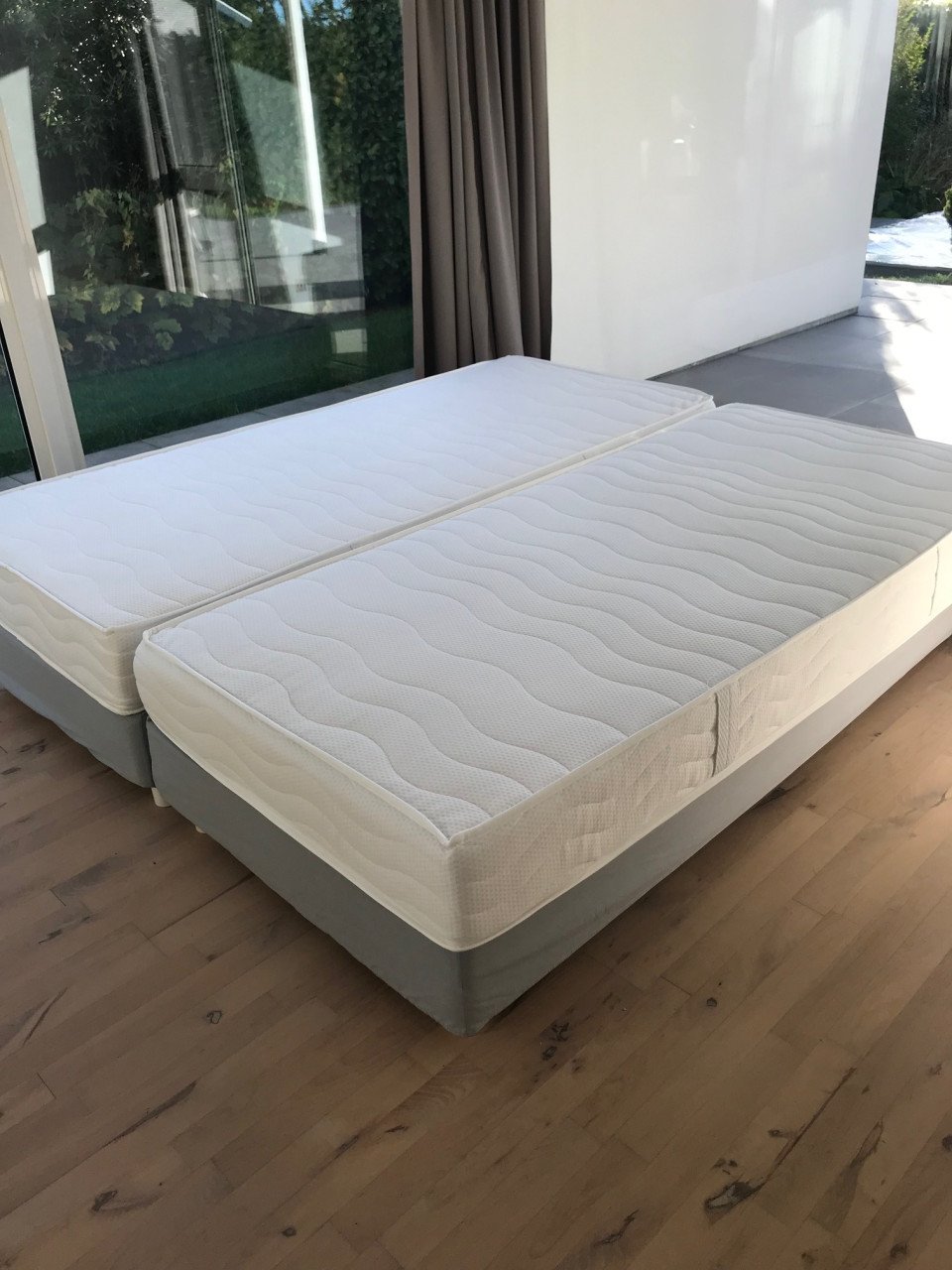 Hotelboxspring 2 X 90 op 200 met nieuwe matras