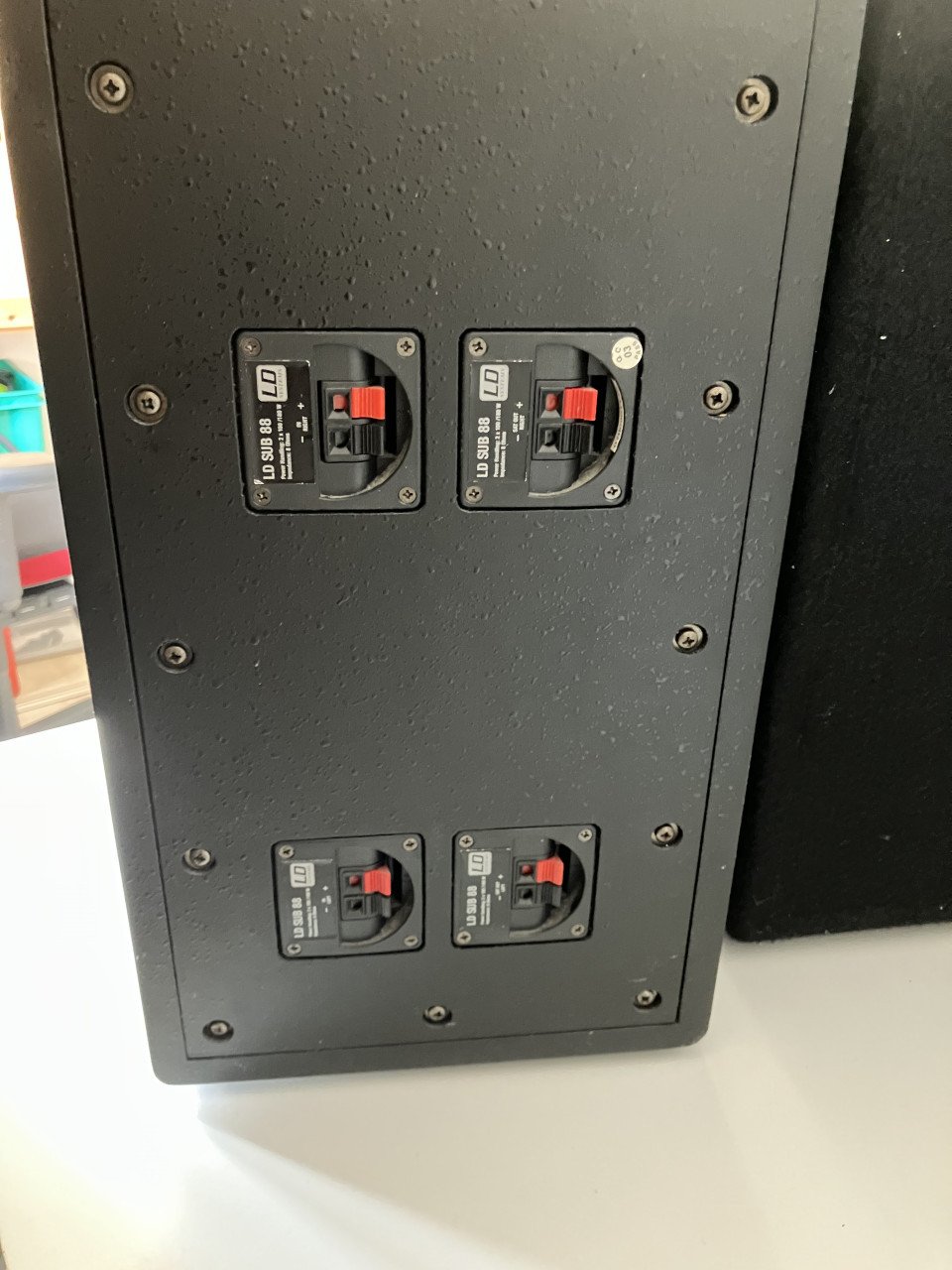 Versterker met boxen (T.amp)