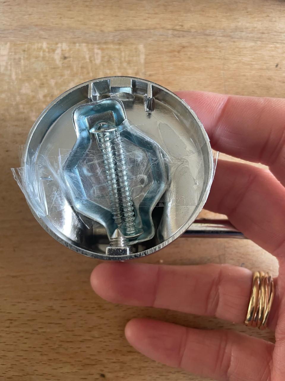 Chromen wcrol houder