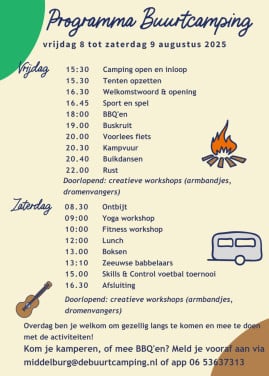De BuurtCamping 8/9 augustus in dauwendaele