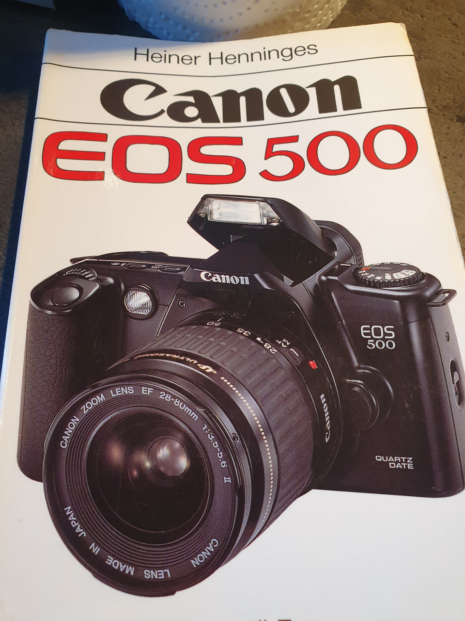 2 mooie vintage canon camera's EOS 500 en EOS 1000F in een koop....