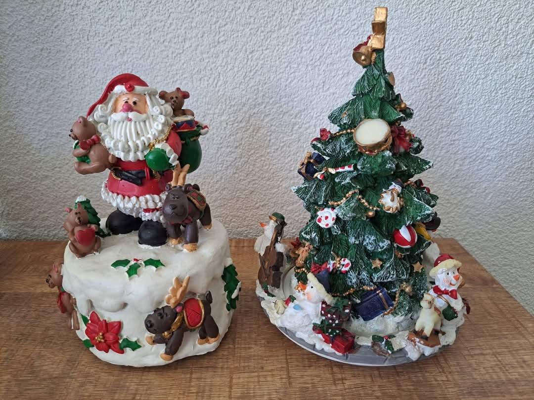 2 kerst muziekdoosjes