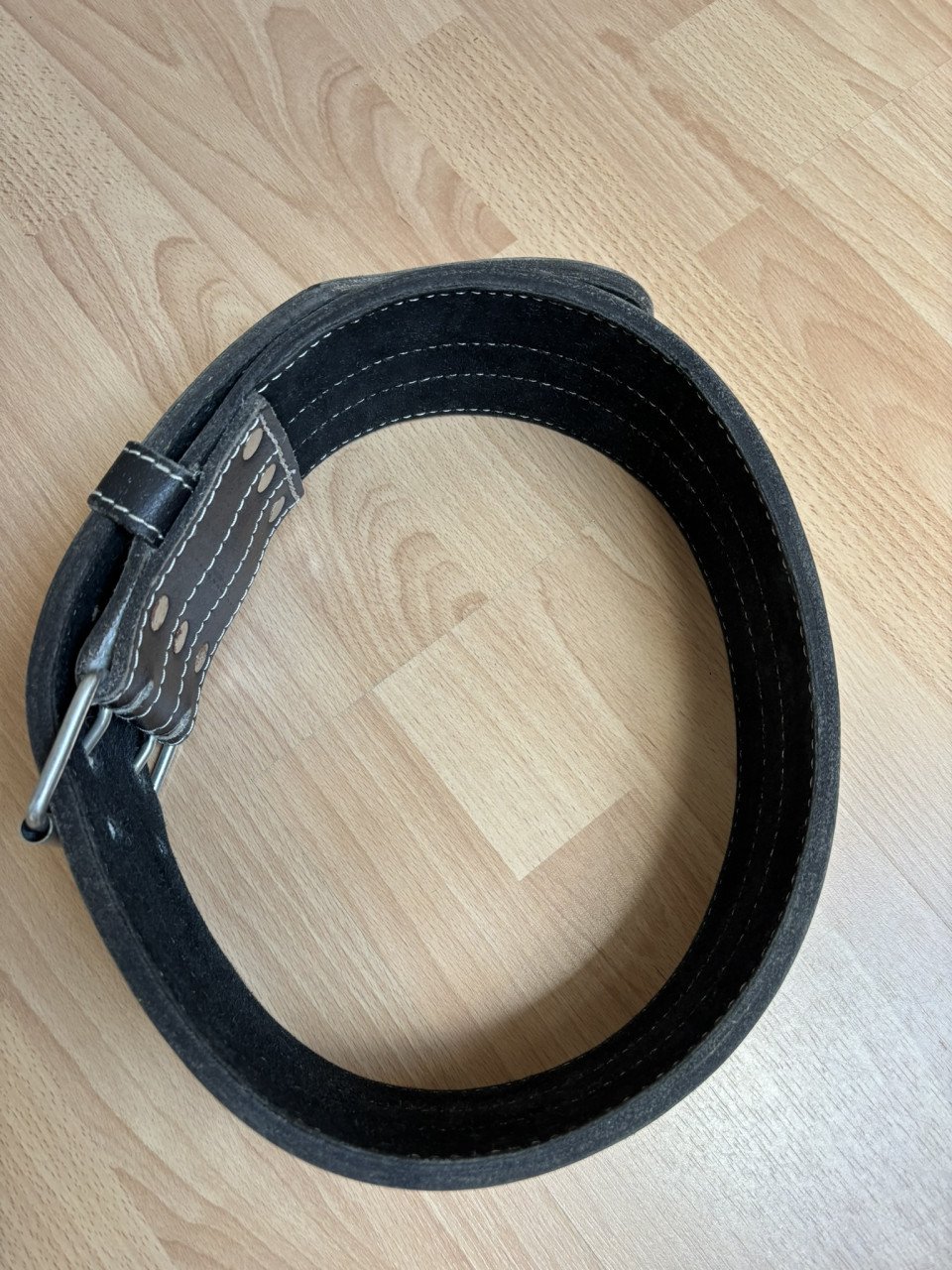 Powerlift riem 1.20 zwart leer
