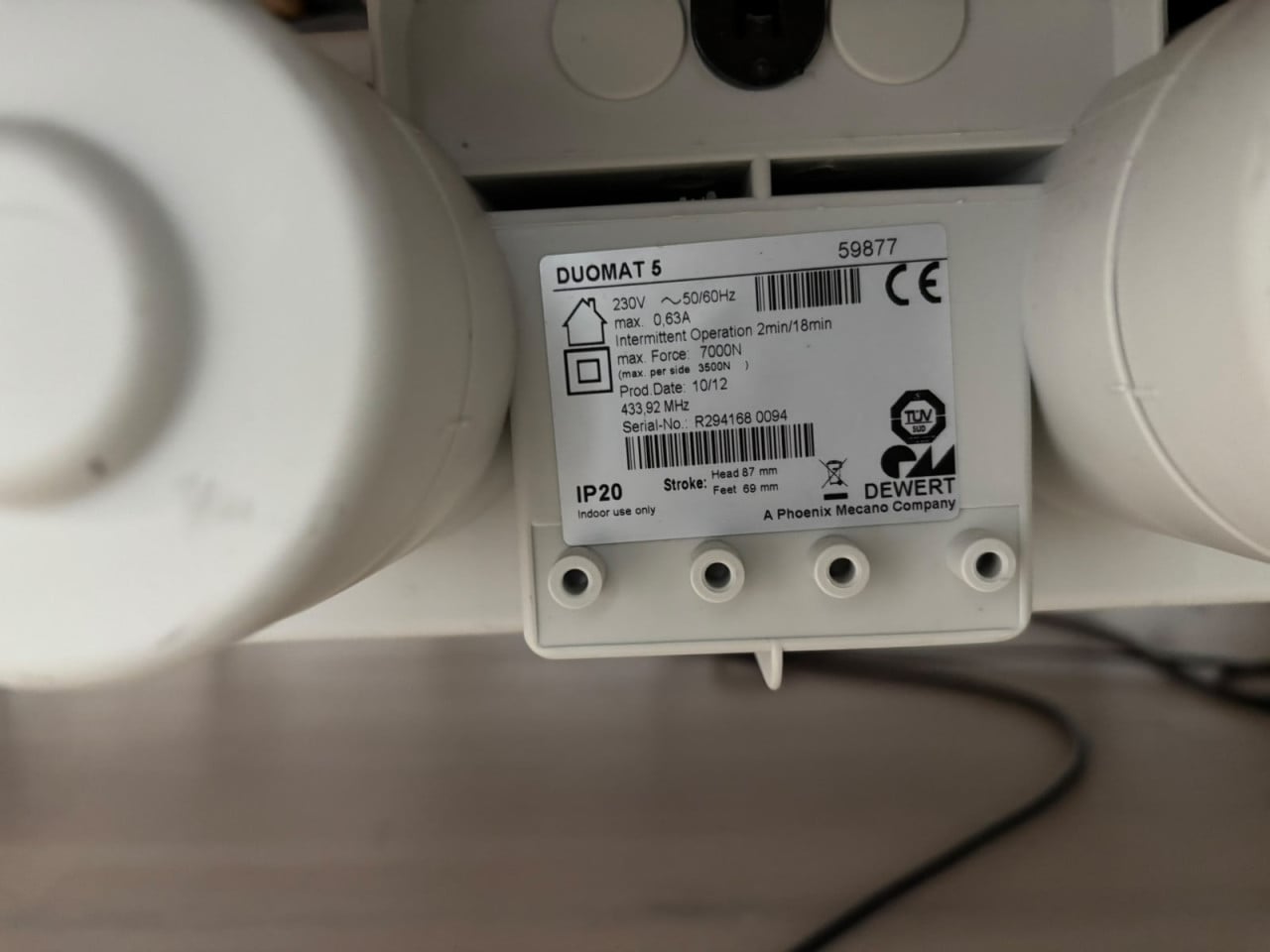 Elektrisch verstelbaar tweepersoonsbed 2x 90x200 Emma matras
