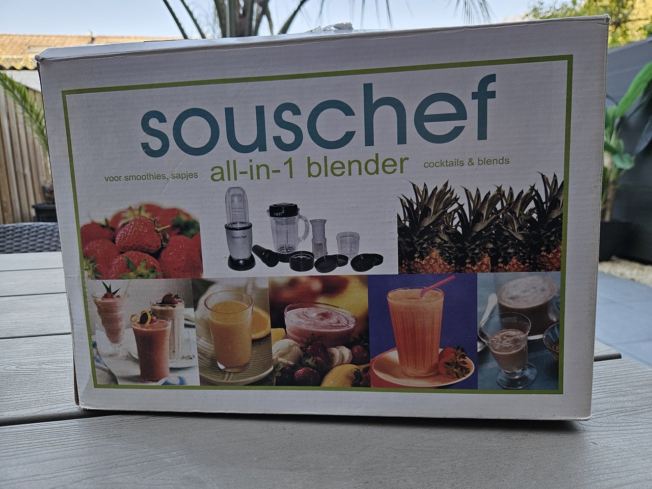 Zgan groot Souschef all-in-1blender-set alles zit nog in de doos...