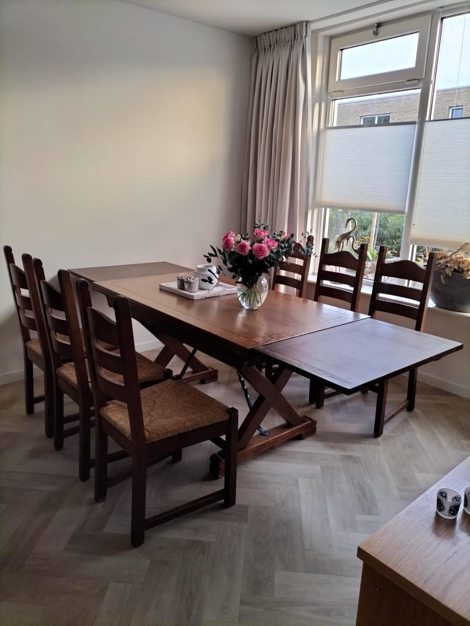 Eetkamertafel tafel eiken