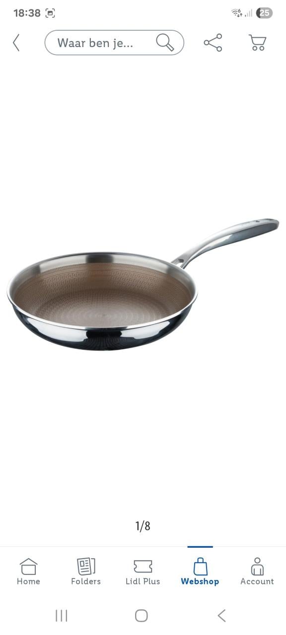 Masterprogramma giro 3 koekenpan  28 cm RVS