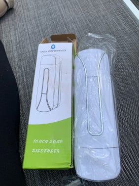 Nieuwe zeep dispenser wit