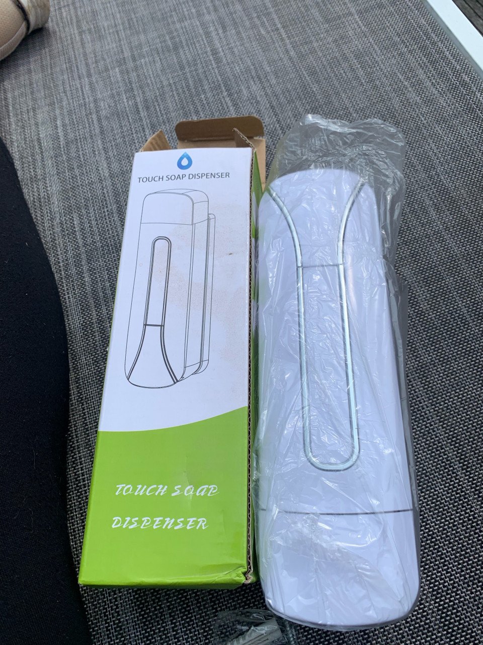 Nieuwe zeep dispenser wit