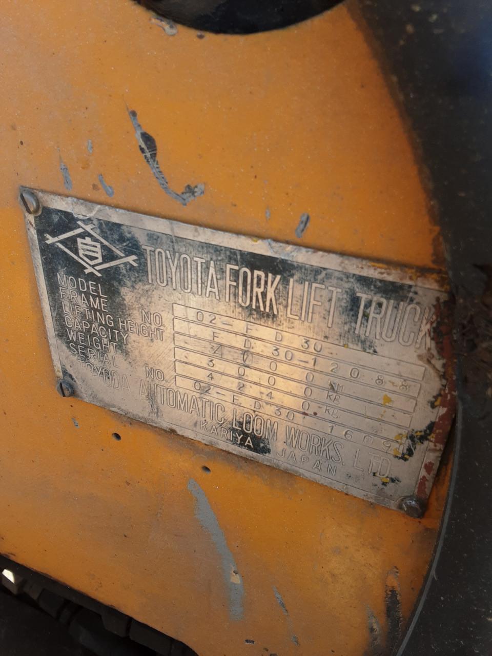 Toyota heftruck