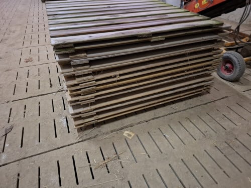 Schuttingdelen 17 stuks