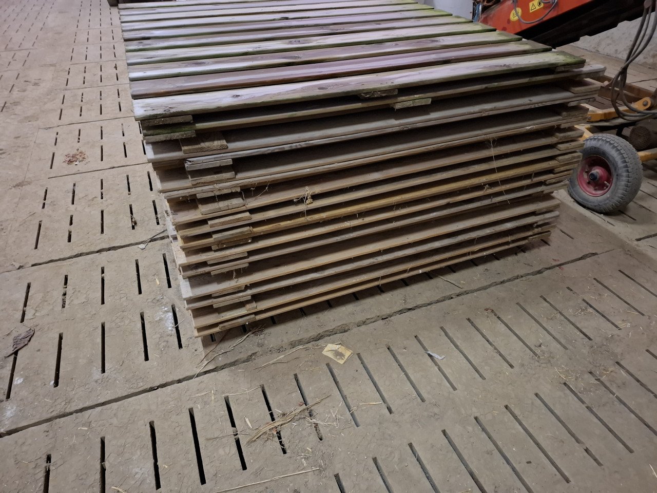 Schuttingdelen 17 stuks