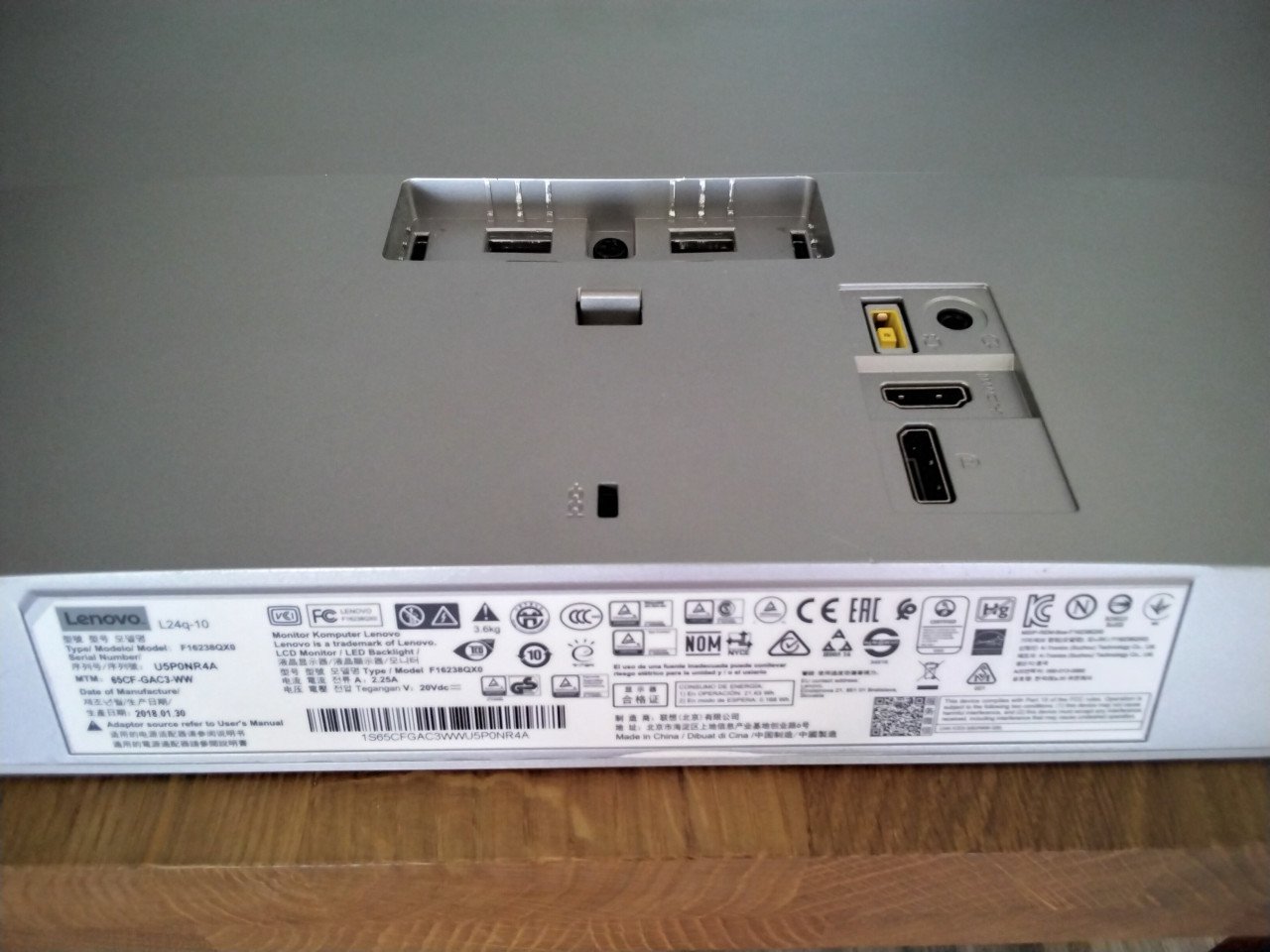 Lenovo L24Q-10 computerscherm