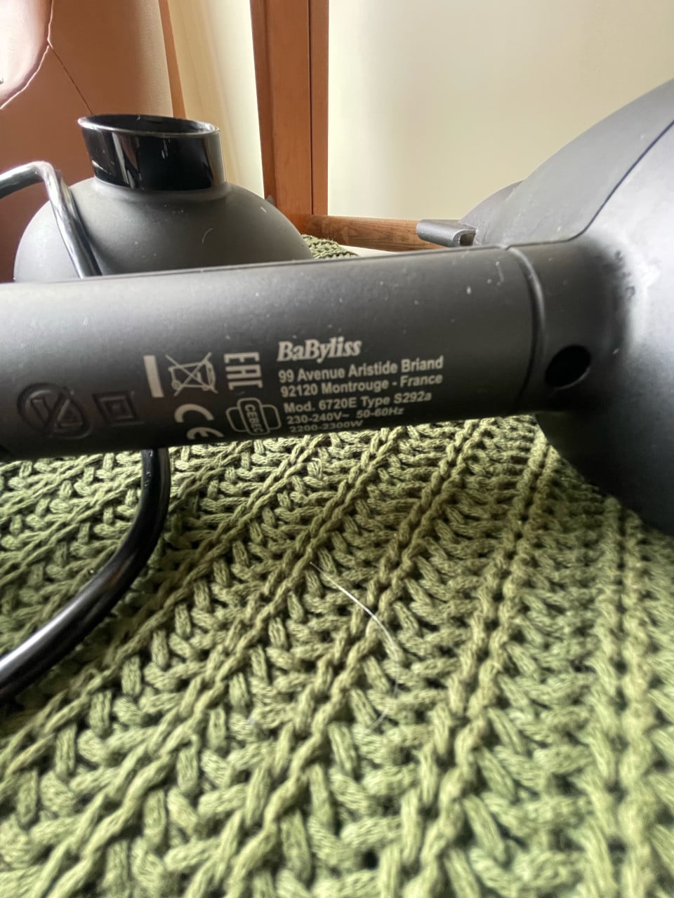 Föhn hairstyler difuser babyliss