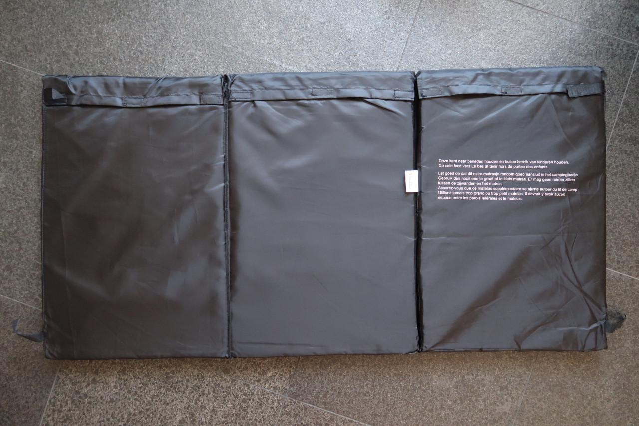 Campingbed matrasje 60 X 120 cm voor €10,00, schoon en amper gebruikt