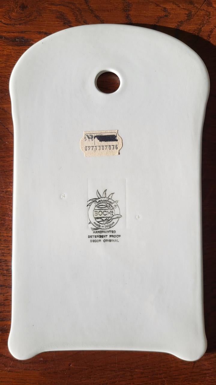 Boerenbont (Boch Belgium) kaasplankje/serveerplankje - NIEUW