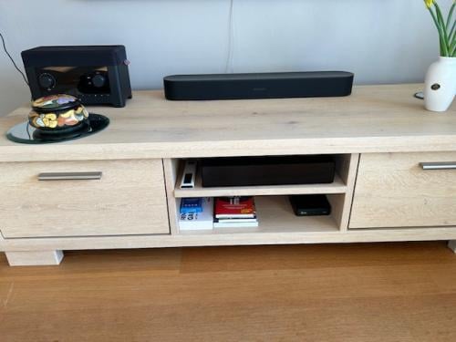 TV Meubel Massief licht blank eiken van Friese Meubelfabriek