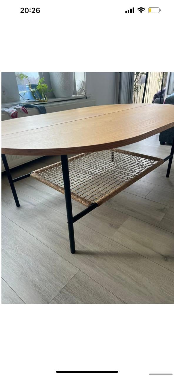 Salon tafel jysk groot ovaal
