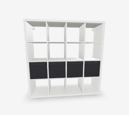 Vakken kast wit (ikea)