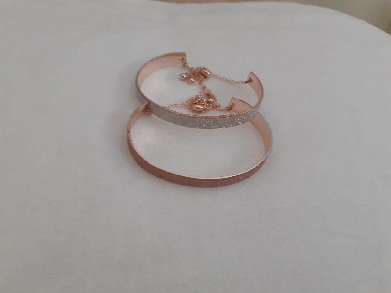 Armbanden goud/roze×zilver/roze