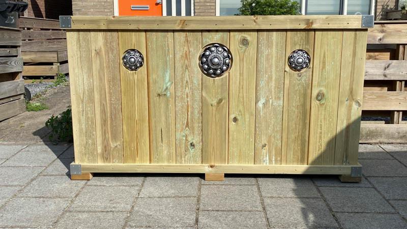 Zeeuwse knop bloembakken projecten ter inspiraties L150 x B70 x H85