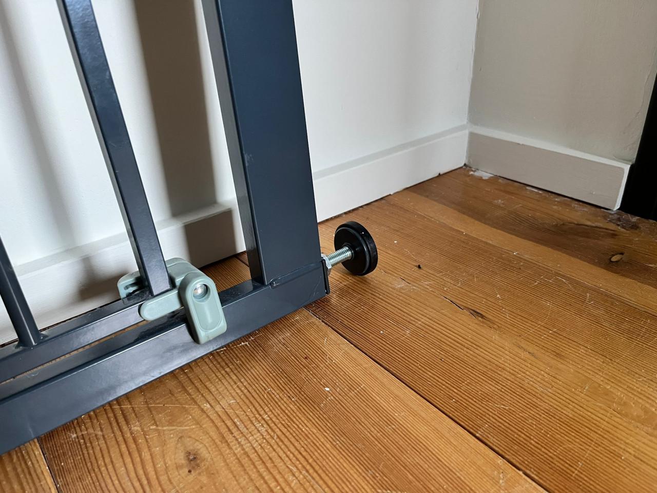 Safety First Easy Close & Auto Close Klemhek + Verlengdeel 7 cm, Grijs Met.