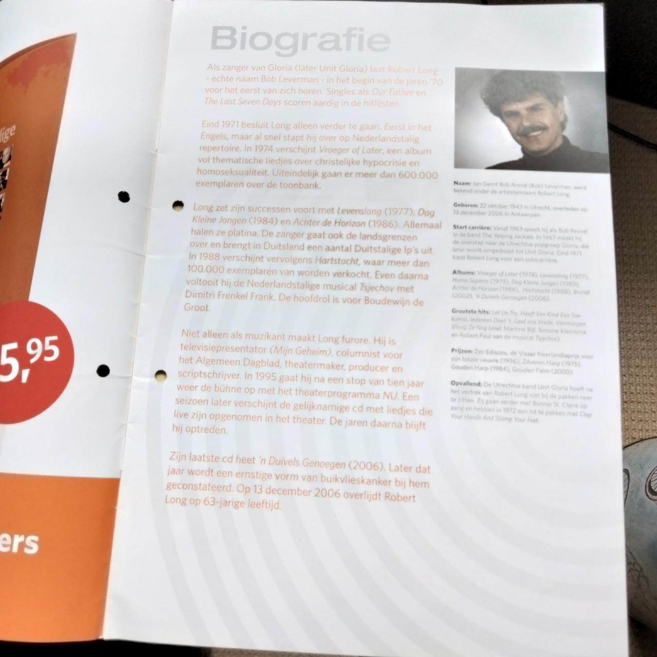 HET BESTE VAN ROBERT LONG.