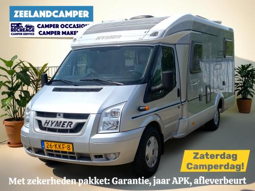 Hymer HV 562 Compacte camper met lengtebedden.