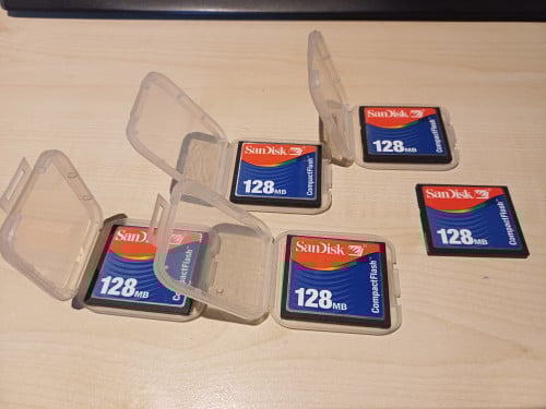5 x memorycard CompactFlash