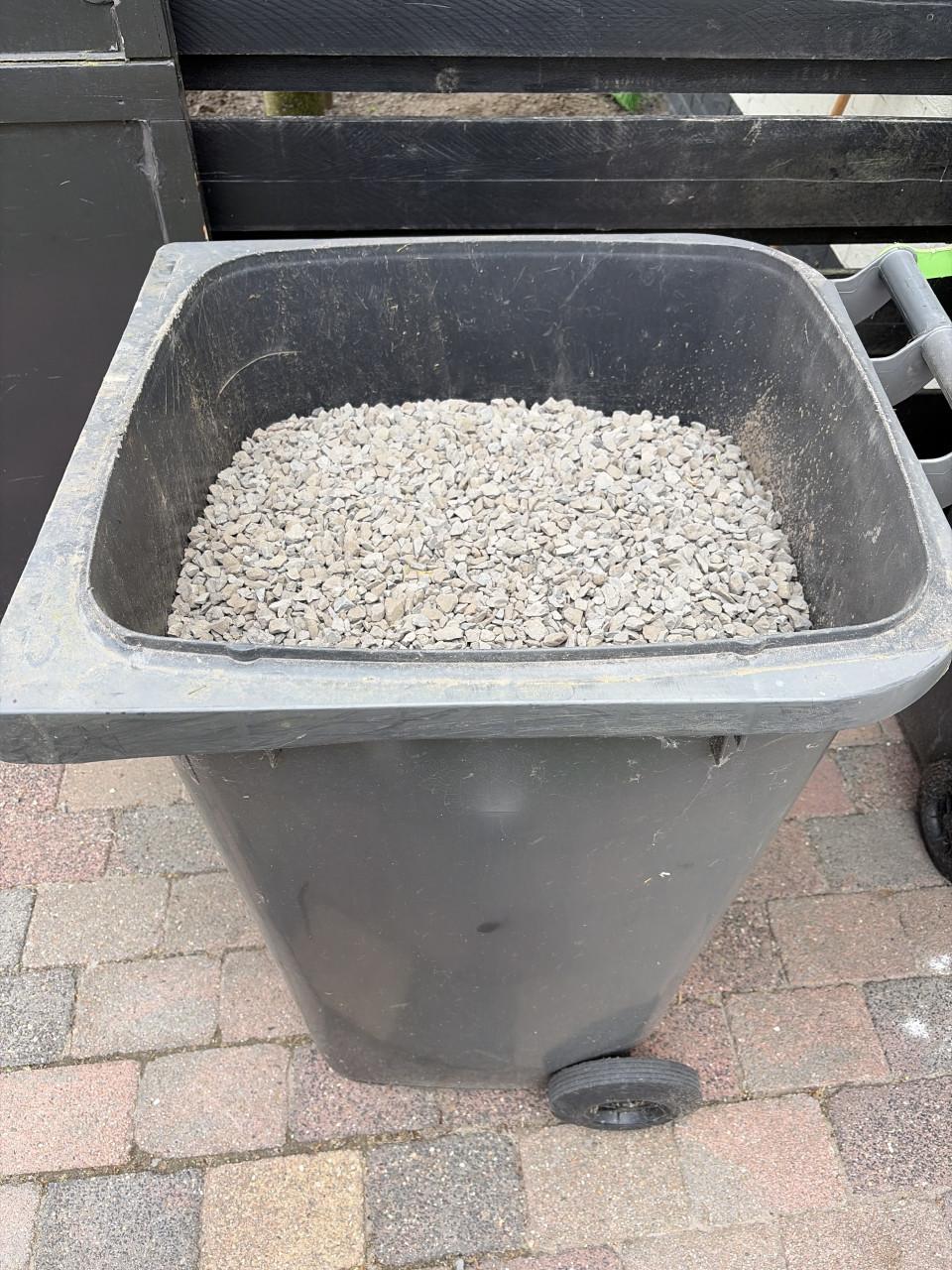 Gratis grind , geharkt en geschept