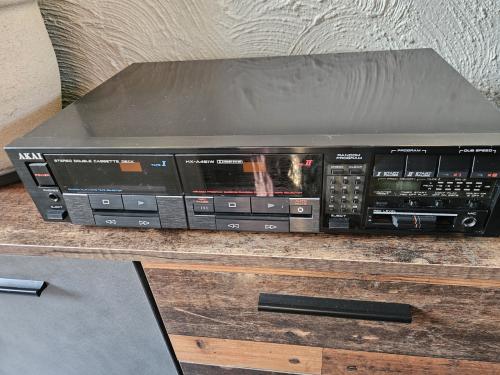 Akai HX-A451W Stereo Dubbel Cassettedeck