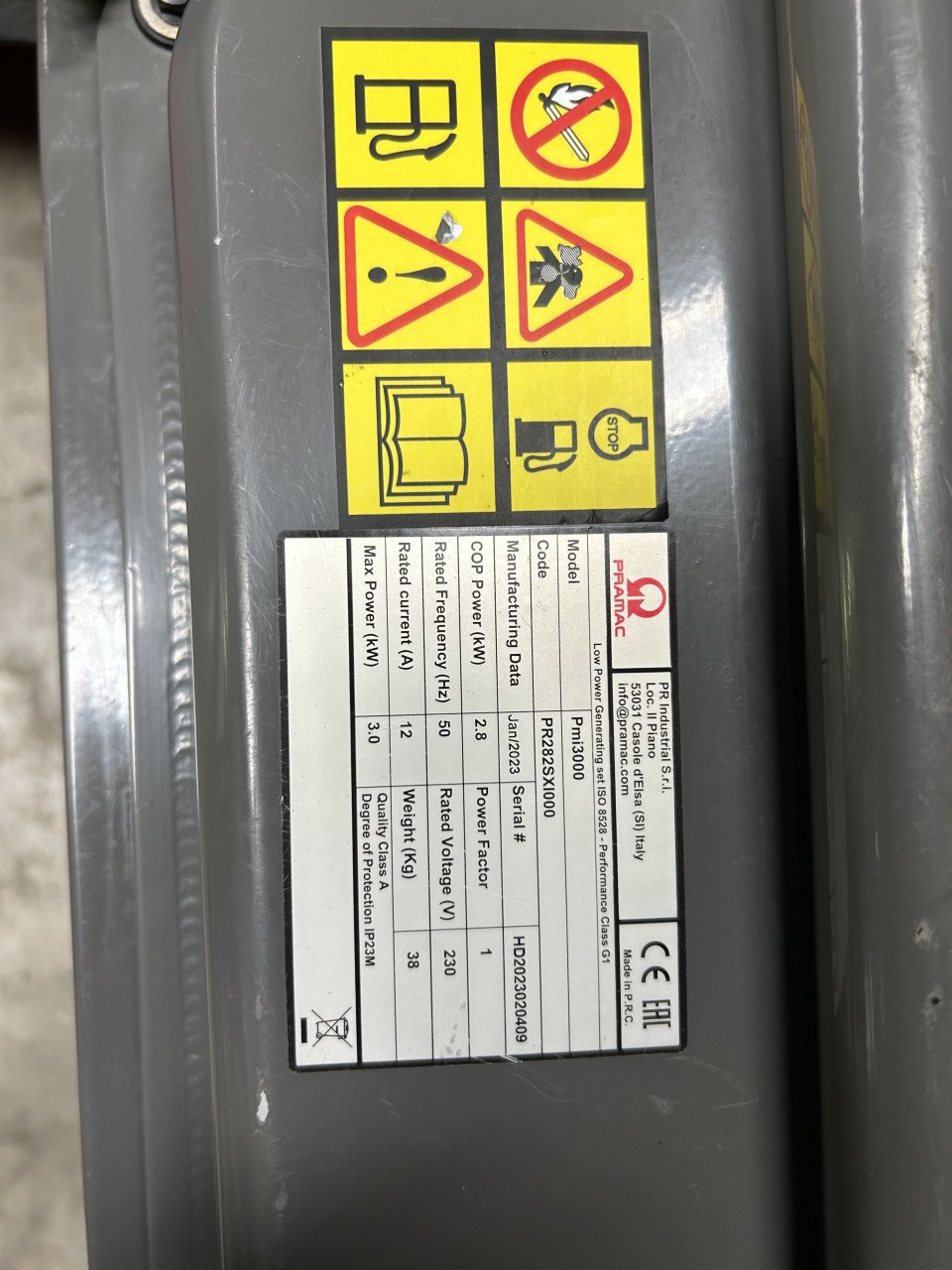 Pramac PMi3000 aggregaat inverter