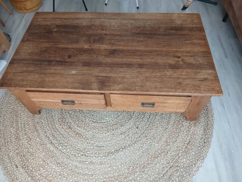 Houten salontafel