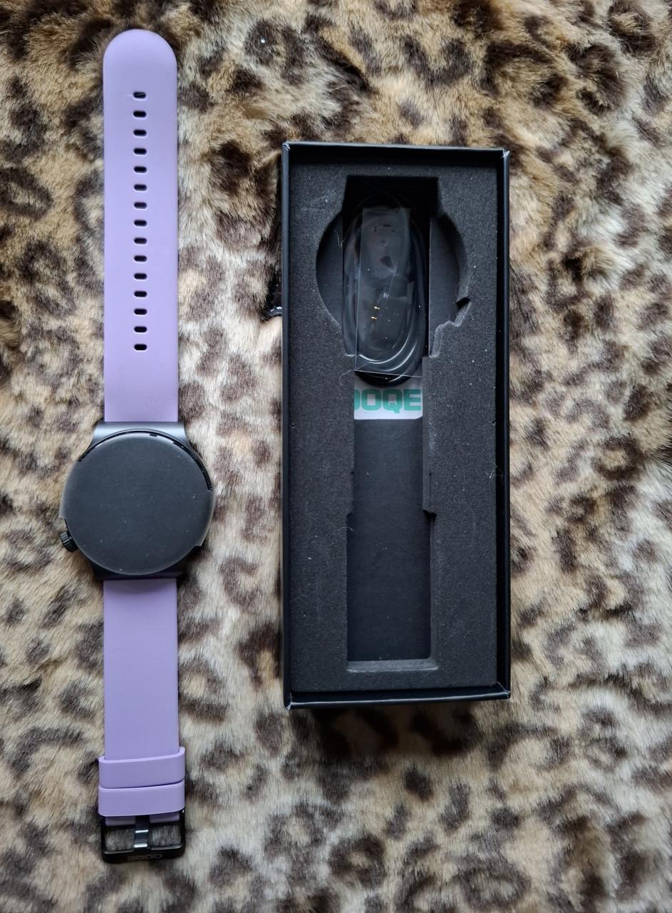 Smartwatch OOQE Watch CS Pro. Paars. Nieuw.