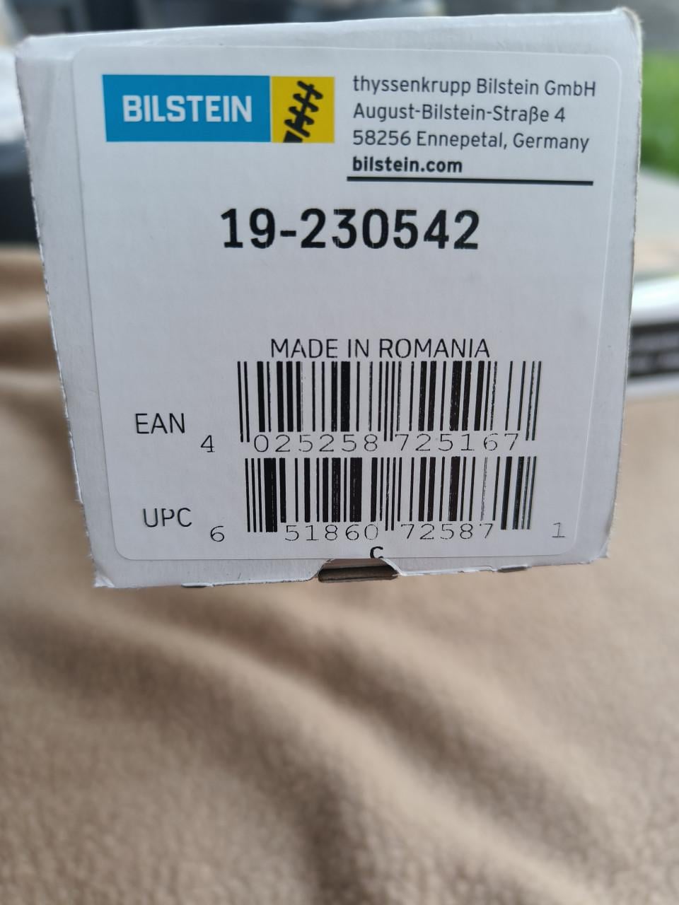 2x Schrokbrekers Bilstein 19-230542