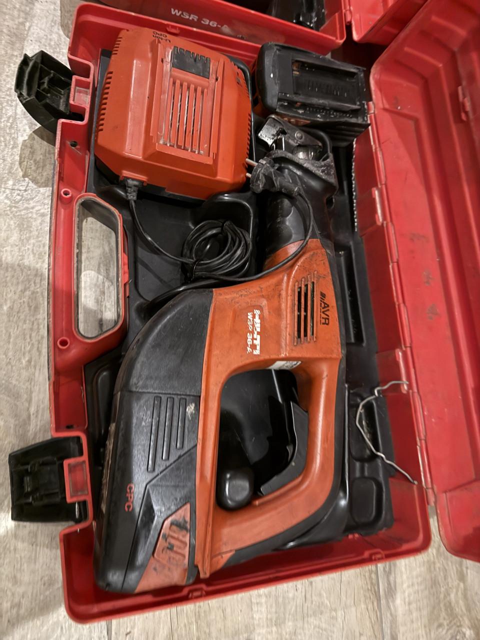 Hilti reciprozaag 36v