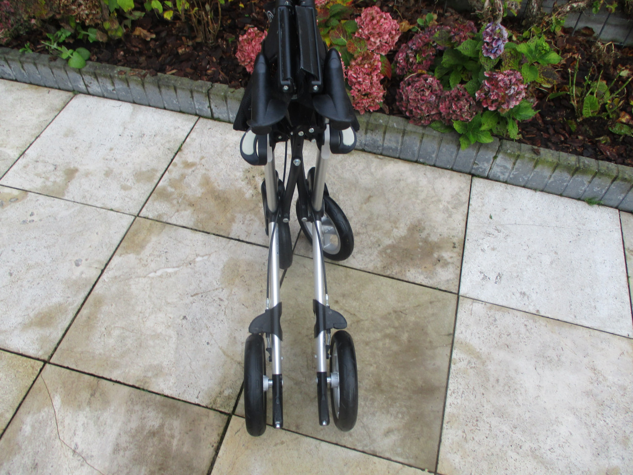 ZganGemino 30 opvouwbare lichtgewicht rollator met zitje tas rugsteun en ..