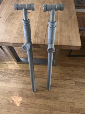 2 zuigpompen voor zeeaas (kunststof)