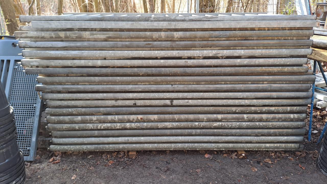 80 meter gegalvaniseerd Hekwerk 230 x 95 c.m.