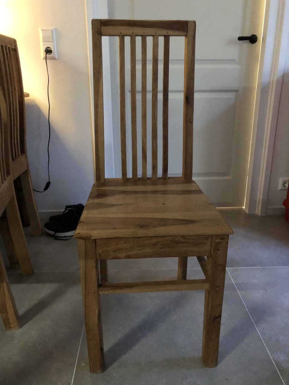 4 stevige eetkamerstoelen zware kwaliteit